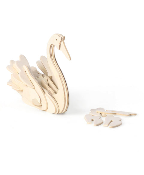 Woodlz 3D Wooden Airplane Puzzle - 35 Pieces | INT216 WOODLZ 3D PUZZLE