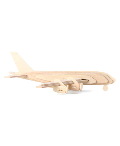 Woodlz 3D Wooden Airplane Puzzle - 35 Pieces | INT216 WOODLZ 3D PUZZLE