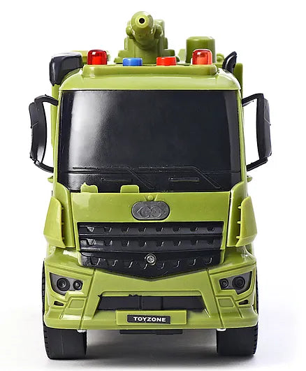 Rescue Squad Army Battery Operated Toy Bus | RESQUE SQUAD ARMY TEACH