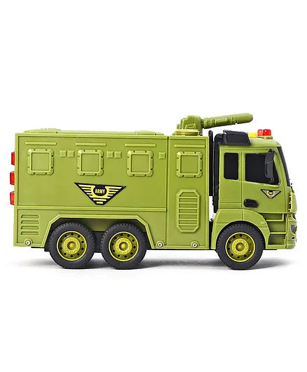 Rescue Squad Army Battery Operated Toy Bus | RESQUE SQUAD ARMY TEACH