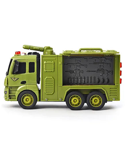 Rescue Squad Army Battery Operated Toy Bus | RESQUE SQUAD ARMY TEACH