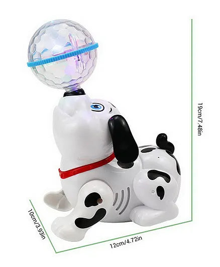 Musical Dancing Dog With Lights | DOG 4 D C/BOX