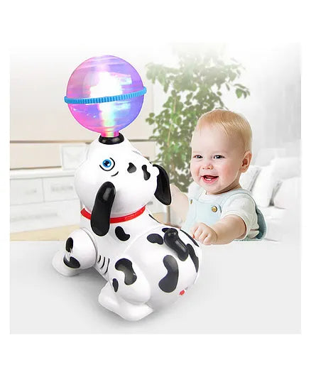 Musical Dancing Dog With Lights | DOG 4 D C/BOX