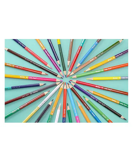 Double Sided Color Pencils Set of 24  ||  LOQN511216-E 24 COLOR SET