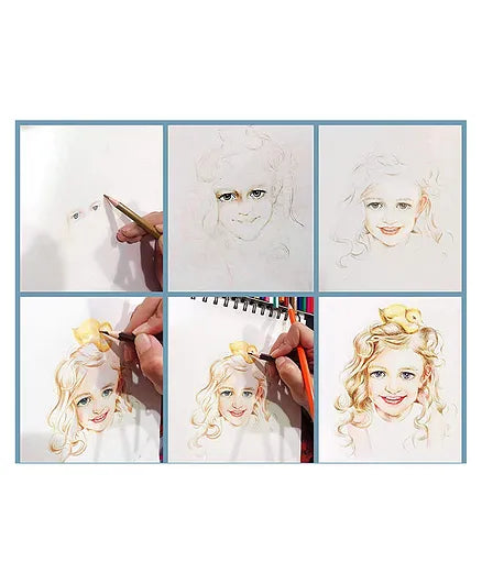 Double Sided Color Pencils Set of 24  ||  LOQN511216-E 24 COLOR SET