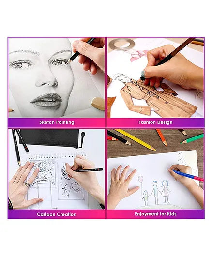 Double Sided Color Pencils Set of 24  ||  LOQN511216-E 24 COLOR SET