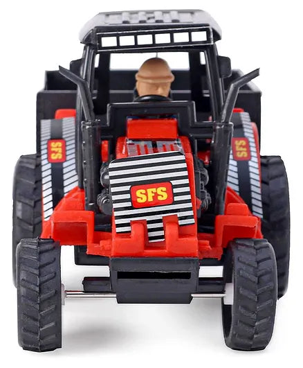 Pull Back Tractor With Trolley Toy | LOTRS TRACTOR WITH TROLLY SH