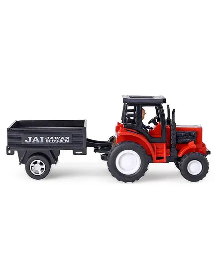 Pull Back Tractor With Trolley Toy | LOTRS TRACTOR WITH TROLLY SH