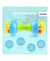 Dumbbell Rattle Teether Bell Toy | LOBR BABY RATTLE & BALL SET