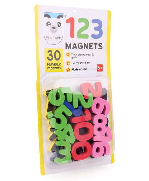123 Magnetic Numbers Multicolor - 30 Pieces | LOABC500541