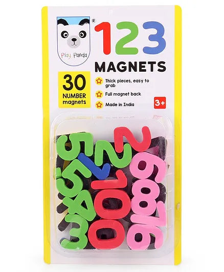 123 Magnetic Numbers Multicolor - 30 Pieces | LOABC500541