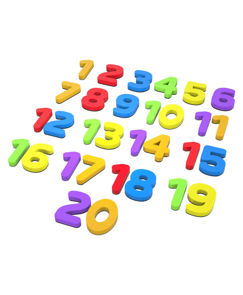 123 Magnetic Numbers Multicolor - 30 Pieces | LOABC500541