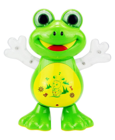 Dancing Frog Toy with Lights and Music - Multicolor | YJ-3008	DANCING FROG