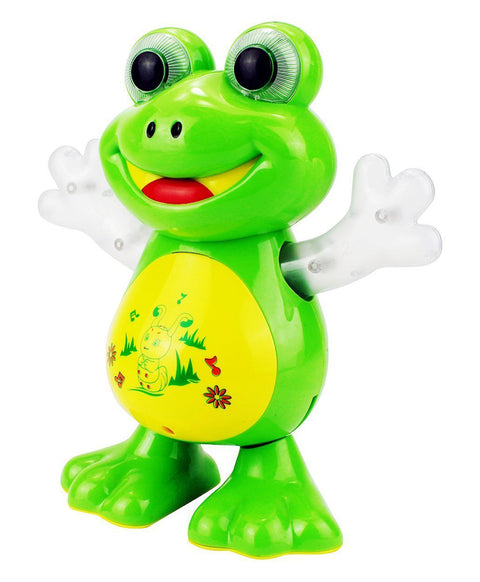 Dancing Frog Toy with Lights and Music - Multicolor | YJ-3008	DANCING FROG