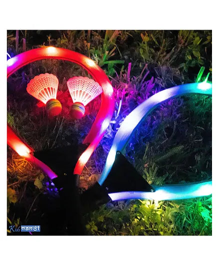 Led Badminton Rackets For Kids with 2 Shuttlecock Dark Night Glow