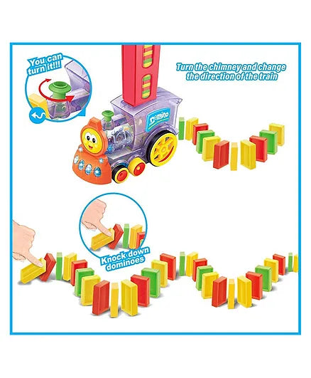 Battery Operated Domino Funny Train Filling Dominoes Set | DOMINO FUNNY TRAIN
