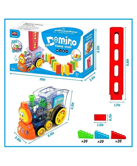 Battery Operated Domino Funny Train Filling Dominoes Set | DOMINO FUNNY TRAIN