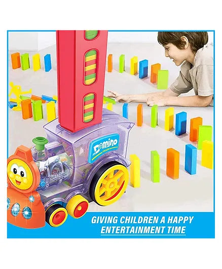 Battery Operated Domino Funny Train Filling Dominoes Set | DOMINO FUNNY TRAIN