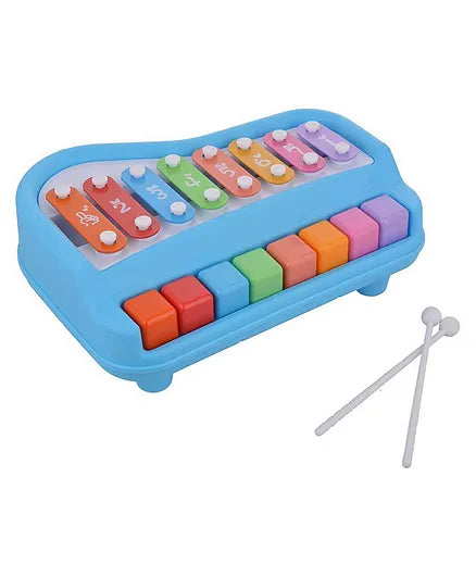 2 in 1 Piano Xylophone Musical Instrument with 8 Key Scales | HE8010 XYLOPHONE