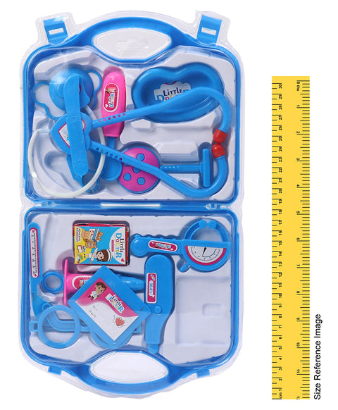 Medical Dr Kit With Kids Stethoscope Included With Foldable Briefcase | DOCTOR SET 7769AB-2