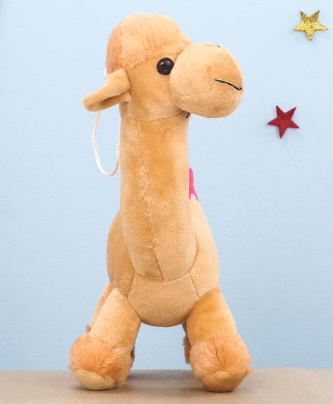 Camel Soft Toy - Height 24 cm (Color May Vary) | INT310 HAPPY CAMEL SITTING 24CM