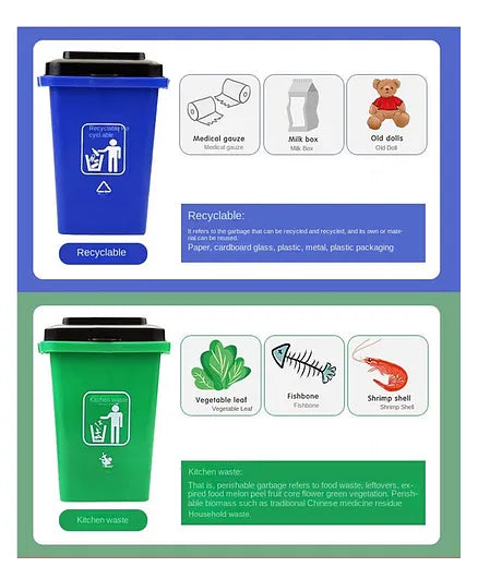 Garbage Classification Trash Sorting Puzzle Game with Trash Can - Mult ...