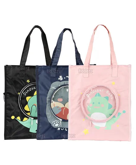 Fun Shopping Bag for Kids Suitable for Tuition Lunchbag Fancy Picnic Party Bags-Pack Of 1pc