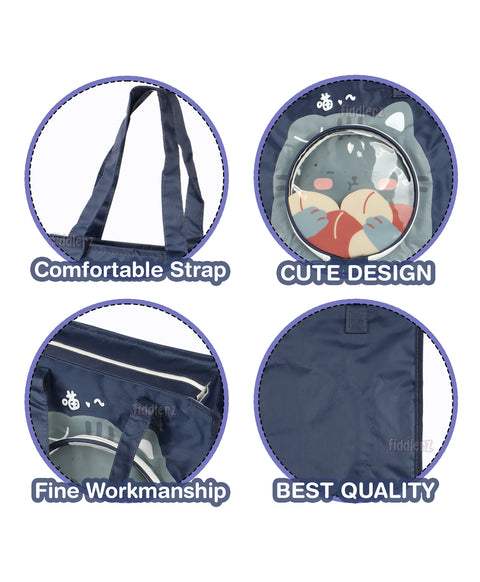 Fun Shopping Bag for Kids Suitable for Tuition Lunchbag Fancy Picnic Party Bags-Pack Of 1pc