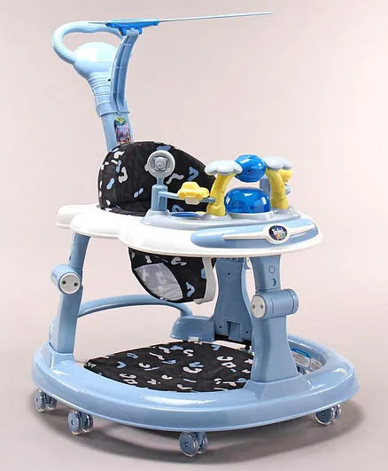 Baby Walker for 6 to 18 Months Baby Three Step Height Adjustable with First Step Function steelbird