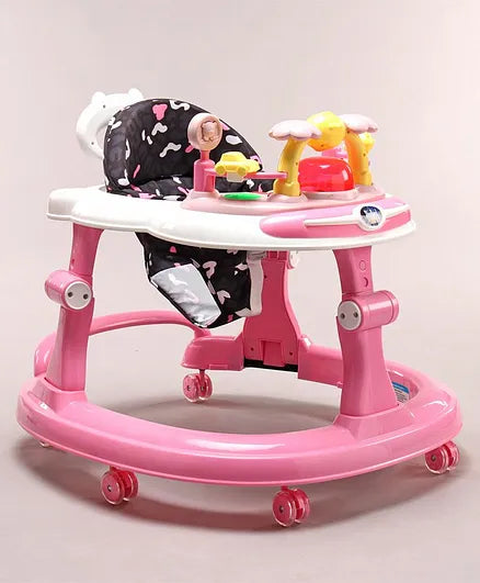 Baby Walker for 6 to 18 Months Baby Three Step Height Adjustable with First Step Function STEELBIRD WS