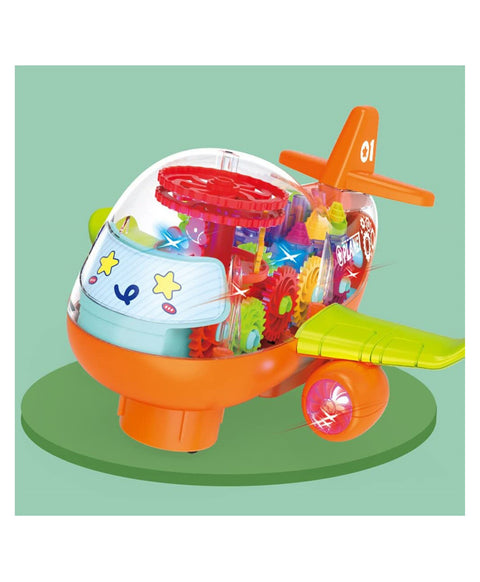 Baby Airplane Toy with Light and Music - multicolor | LOTB901 B/O PLANE