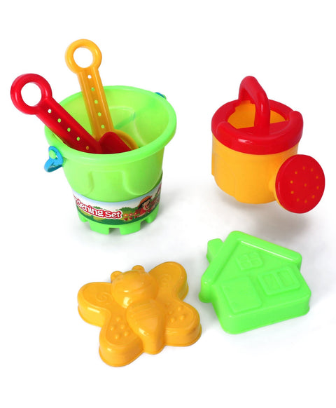 Sunny Beach Toys Set Of 6 ( Colour May Vary ) | LOBE6 BEACH SET 6PCS