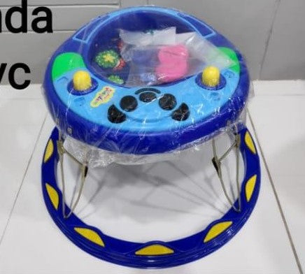 kidsROAR Baby Walker 6-18 Months Learn To Walk With Height Adjustable Light and Music Attractive Colours For Baby Boy and Girl PANDA