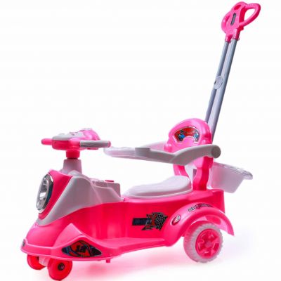 Caliber Swing Car For Kids | With Parental Handle And Safety Guard