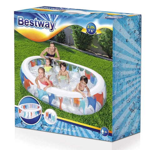 Bestway Elliptic Pool (229 x 1.52 x 51 cm) | LO066 INTEX TUB