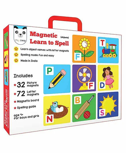 Magnetic Learn To Spell Objects | INT210 MAGN LEARN TO SPELL ASST