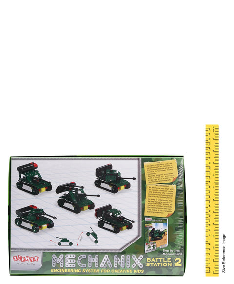 Metal Mechanix Battle Station Stage 2 Green - 118 Pieces | INT283	MECHANIX BATTLE STATION 2