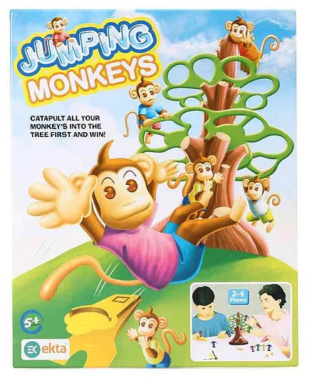 Jumping Monkeys Small Catapult Toy Family Board Game | INT178 JUMPING MONKEY BIG