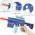 3 in 1 Toy Gun for Soft Bullet with Bubble Maker Gun Toy & Light Music  | LO668-13IN1
