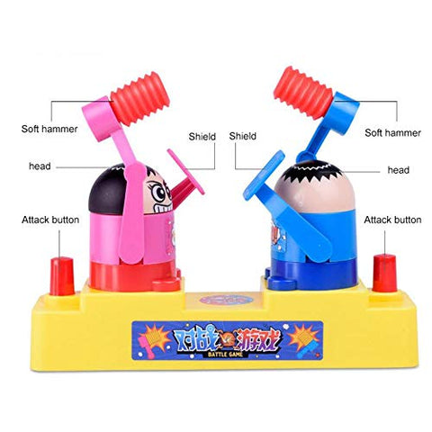 Double Battle Hit & Double Battle Board Toy, Fun 2 Players Hammer Hiding Game for Families with Kids, Popular Race & Sport Strategy Education | LO777-790 PLAY THE GAME