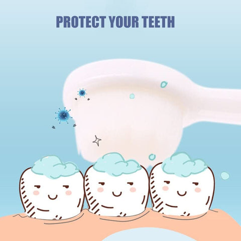 Kids Manual Toothbrush For 2+ Years, 1Pcs , With Extra Soft Bristles and Anti Choking Shield - Multicolor | KIDS TOOTHBRUSH PENGWHEEL