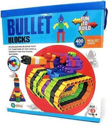 Bullet Blocks Mega Set Game - 400 Pieces  | INT169 BULLET BLOCKS