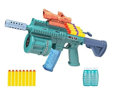 3 in 1 Toy Gun for Soft Bullet with Bubble Maker Gun Toy & Light Music  | LO668-13IN1