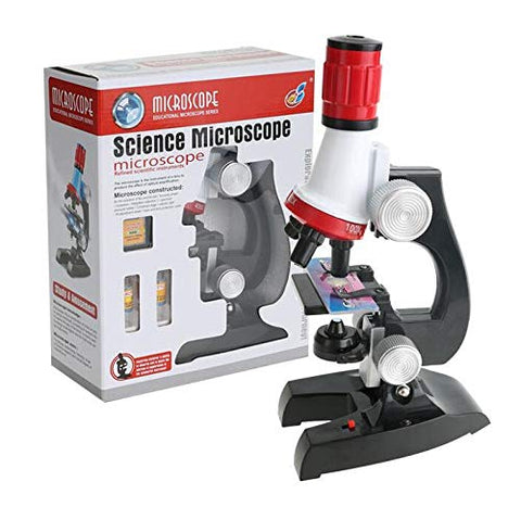 Science Microscope Educational Toy Microscope for Kids (Pack of 1) - Multicolor | LOC2121 MICROSCORE