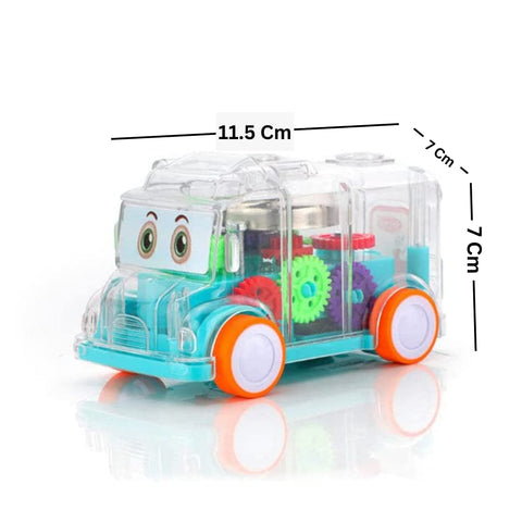 Transparent Concept Musical Mini School Bus | LOSR878-03 CONCEPT MINI BUS