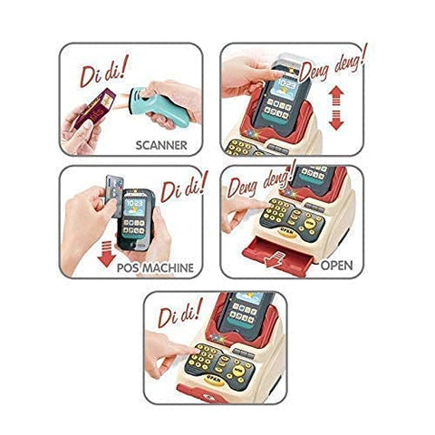 Big Size Play Store with Shopping Cart ,Scanner,Light & Sound Effects | LO668-79