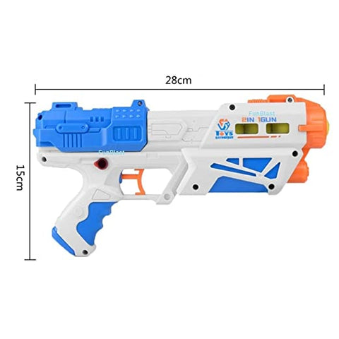 Dual Function 5 Ball & Water Shoot Gun Toy || NX648-30 2 IN 1 MAGIC WATER SHOOT
