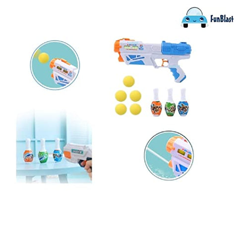 Dual Function 5 Ball & Water Shoot Gun Toy || NX648-30 2 IN 1 MAGIC WATER SHOOT