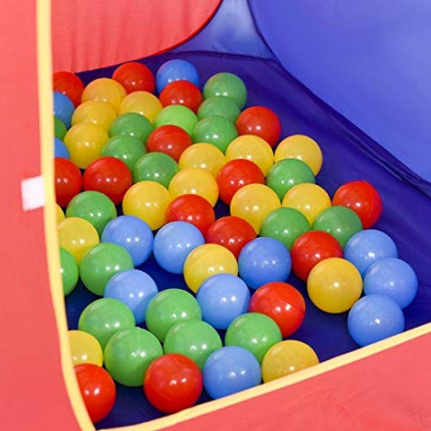 pack of 50 colorful balls- 6 cm- Multi color | INT443	FUN BALLS FOR KIDS 50P PVC POOL CE093
