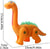 Musical Dinosaur Toy With Pull Along Action | LO766-1